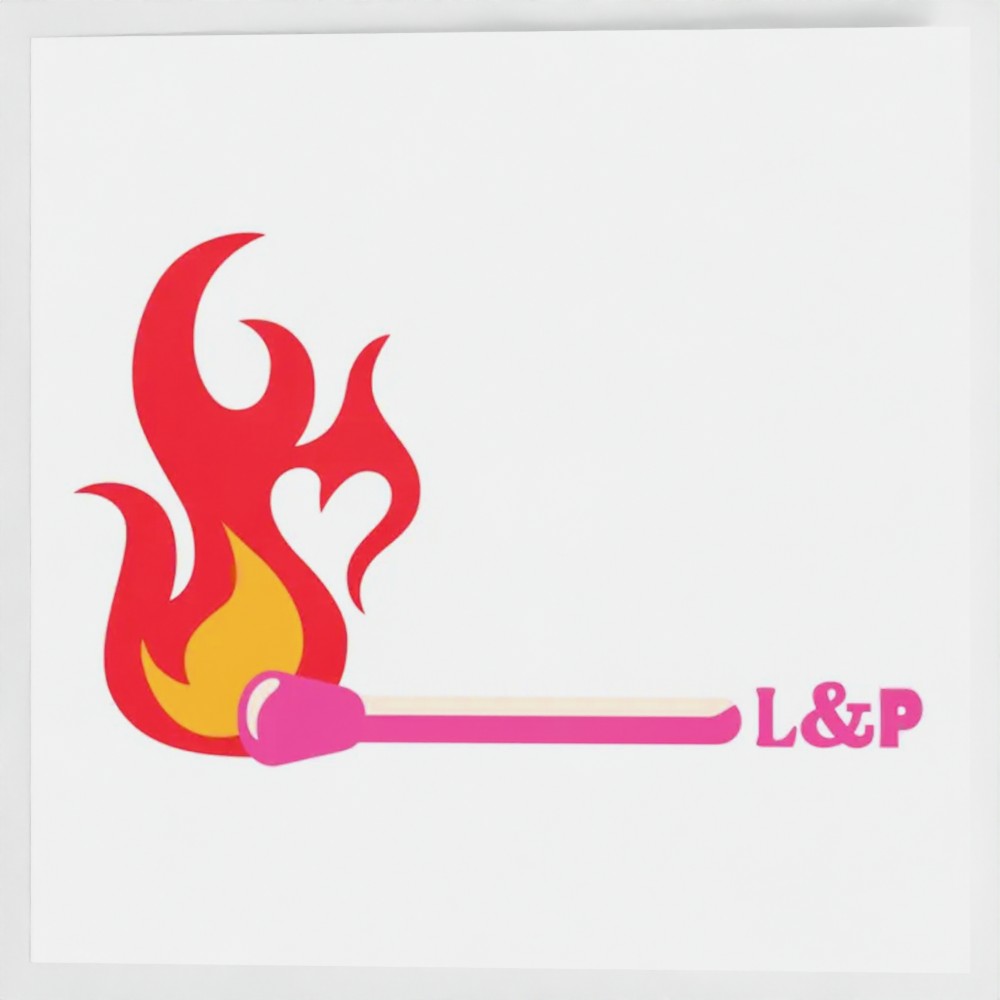 Greetings Card - Match and Flame